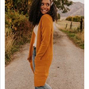 Roolee dark mustard sweater